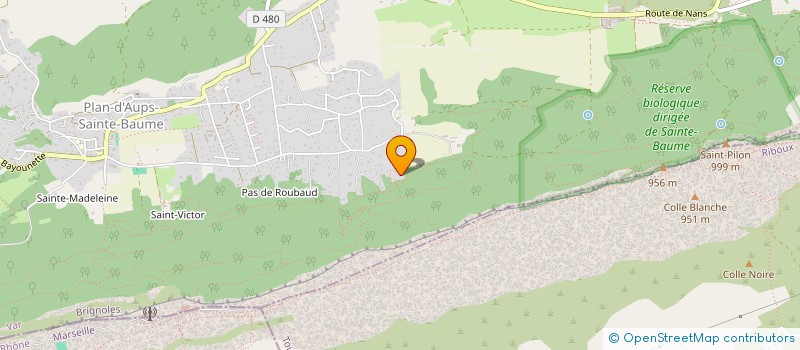 localisation de l'entreprise GPACLA à PLAN-D'AUPS-SAINTE-BAUME