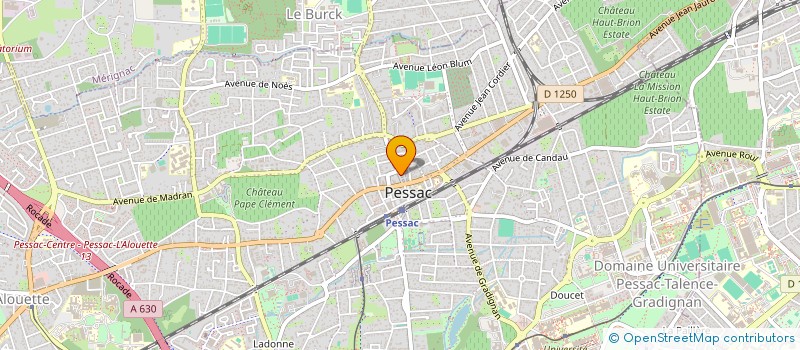 localisation de l'entreprise GPAE à PESSAC