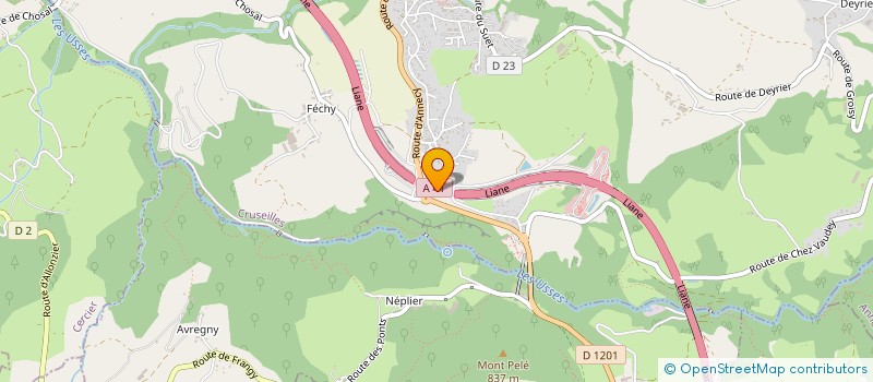 localisation de l'entreprise GPAM FITNESS  CRUSEILLES