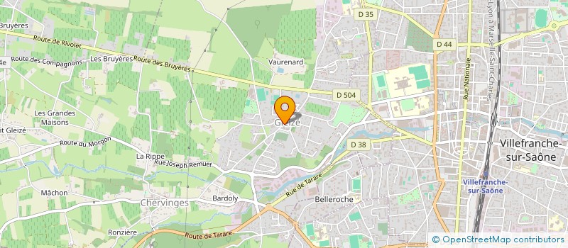 localisation de l'entreprise GPAR  GLEIZE