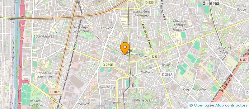 localisation de l'entreprise GPAS SECURITE à GRENOBLE