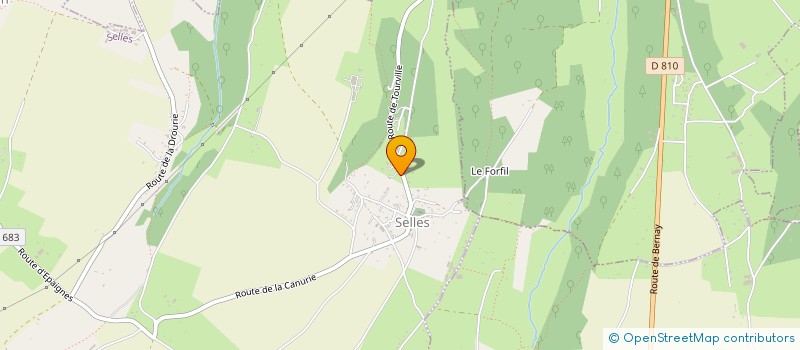 localisation de l'entreprise GPB à SELLES