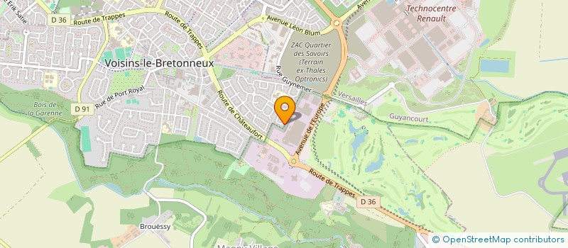 localisation de l'entreprise GPB ASSURE  VOISINS-LE-BRETONNEUX