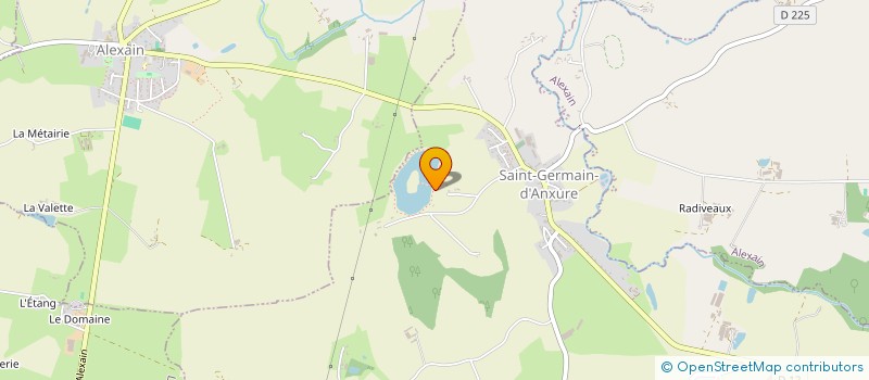 localisation de l'entreprise GPBA  SAINT-GERMAIN-D ANXURE