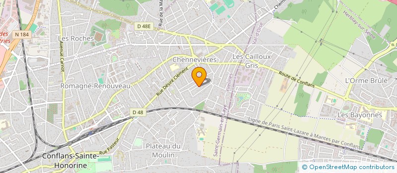 localisation de l'entreprise GPBB à CONFLANS-SAINTE-HONORINE