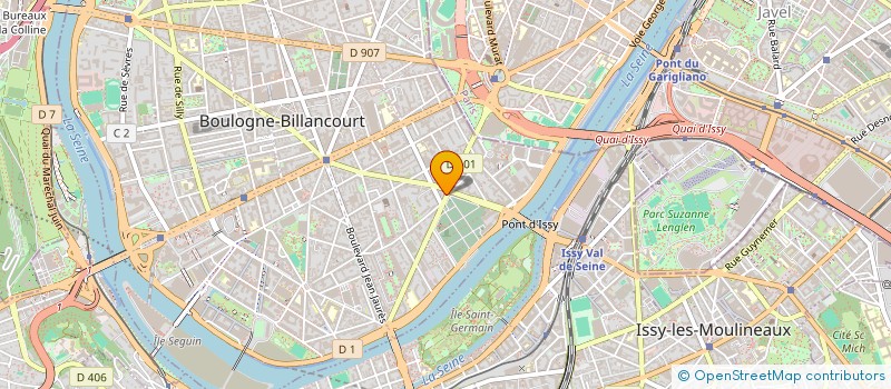 localisation de l'entreprise GPBC à BOULOGNE-BILLANCOURT