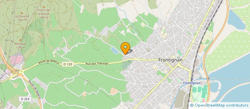 localisation de l'entreprise GPBS à FRONTIGNAN