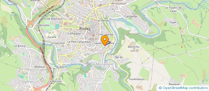 localisation de l'entreprise GPC  RODEZ