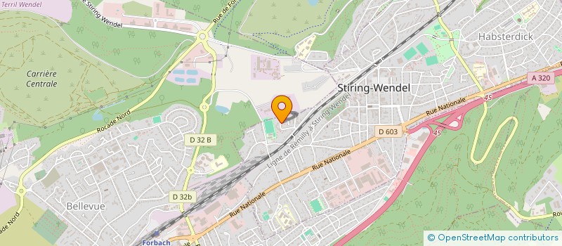 localisation de l'entreprise GPC  STIRING-WENDEL