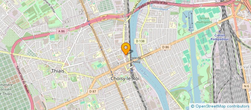 localisation de l'entreprise GPC à VITRY-SUR-SEINE