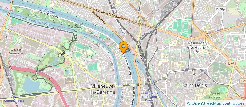 localisation de l'entreprise GPC EXPERT  L'ILE-SAINT-DENIS