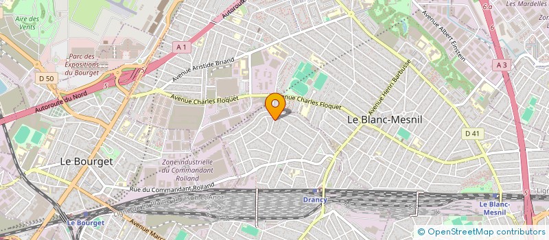 localisation de l'entreprise GPCE à DRANCY
