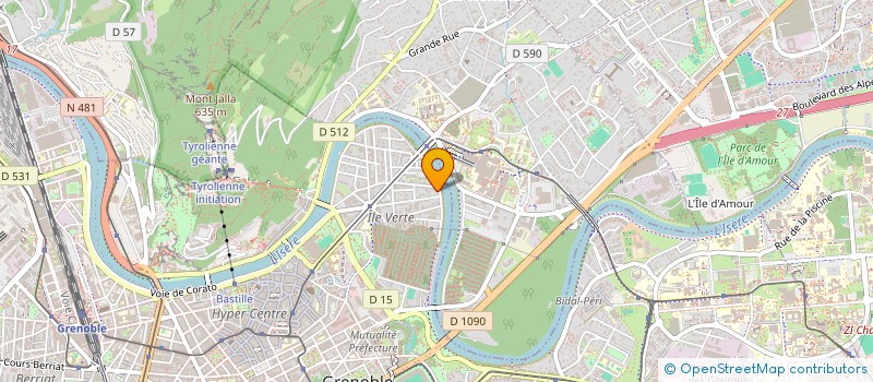 localisation de l'entreprise GPE ACTION CHRETIENS ABOLITION TORTURE à GRENOBLE