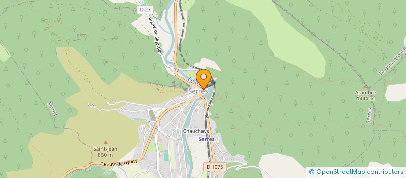 localisation de l'entreprise GPE ANCIENS MAIRES HAUTS ALPINS  SERRES