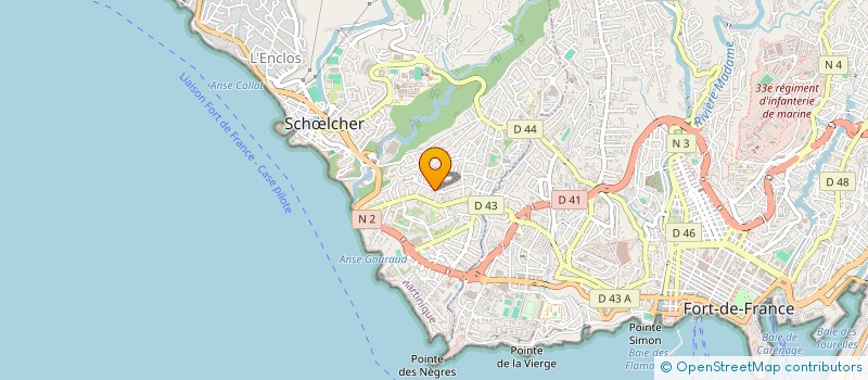 localisation de l'entreprise GPE ANTIL RECHERC ETUDE FORMAT PSYCHANAL à SCHOELCHER