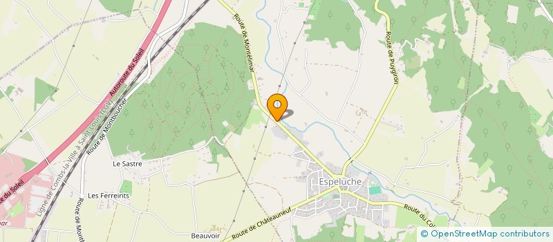 localisation de l'entreprise GPE ARNAUD BERNARD CHAIX ENTR MAG CLUBS  CHATEAUNEUF-DU-RHONE