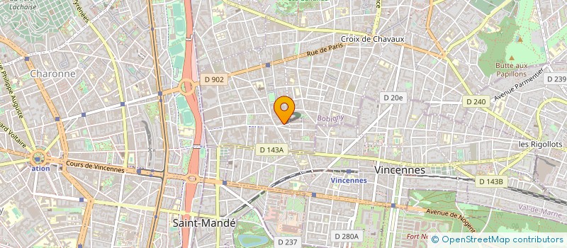 localisation de l'entreprise GPE ASSUR MALAD EXPLOITANTS AGRICOLES à MONTREUIL