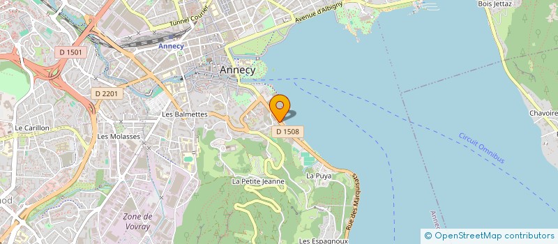 localisation de l'entreprise GPE CONSEIL à ANNECY