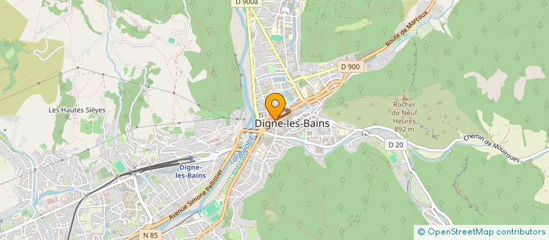 localisation de l'entreprise GPE D ENTRAIDE FORMATION PAR L ACTION à DIGNE-LES-BAINS