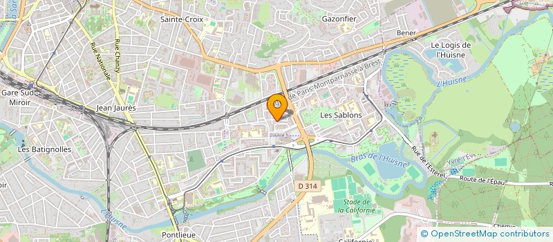 localisation de l'entreprise GPE DES DIRECT DU SECTEUR SANIT ET SOCIA  LE MANS