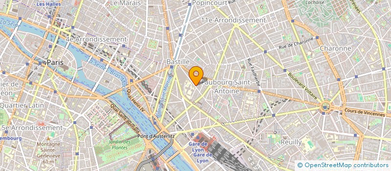 localisation de l'entreprise GPE DEV ENTR EMPL FORMAT  INF  INNOV INT  PARIS