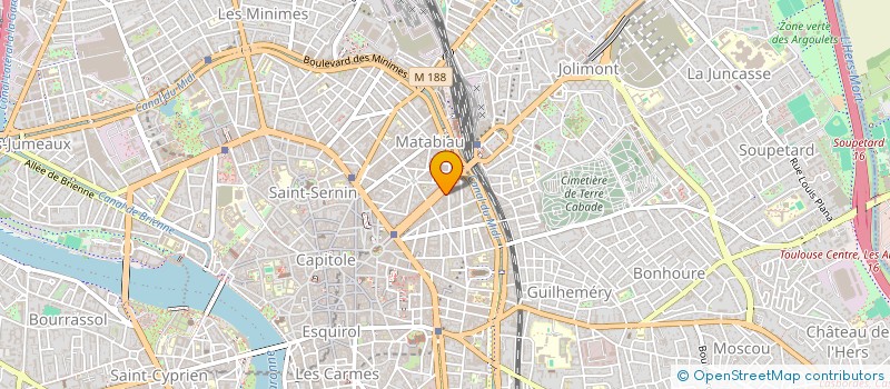 localisation de l'entreprise GPE DEVELOPPEMENT QUALITE CONSOMMATION à TOULOUSE