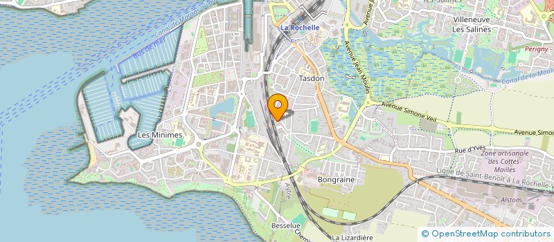 localisation de l'entreprise GPE ECOLO RENOUVEAU MENTALITES EDUC  LA ROCHELLE