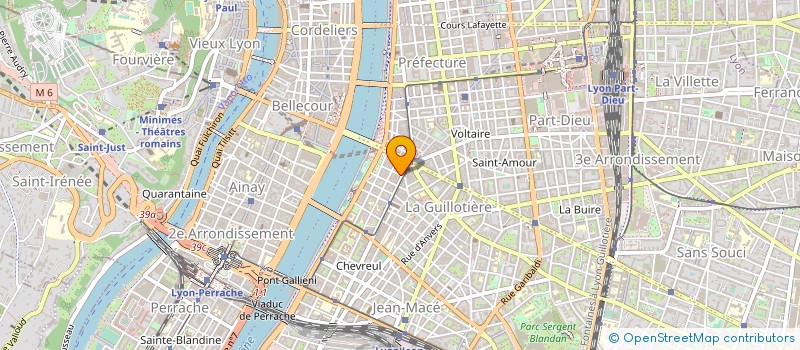 localisation de l'entreprise GPE EMPLOYEUR INSERTION QUALIF THEATRE  LYON