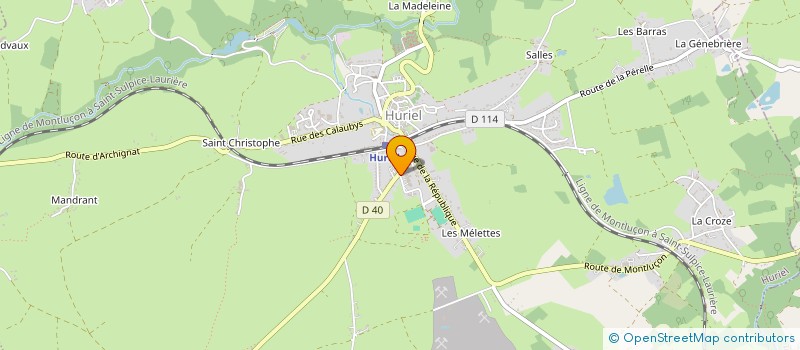 localisation de l'entreprise GPE - EN VIE DE FAMILLE - HURIEL 1  HURIEL