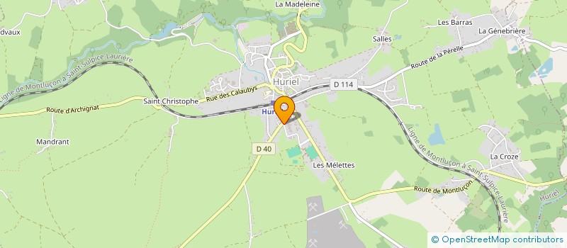 localisation de l'entreprise GPE - EN VIE DE FAMILLE - HURIEL 2  HURIEL