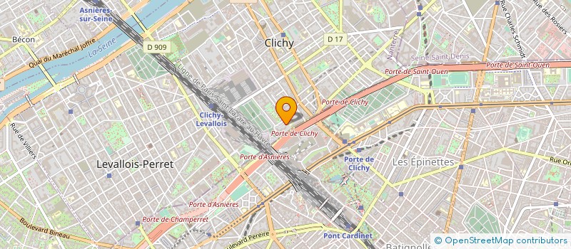 localisation de l'entreprise GPE ET PROTECTION MILIEU NATUREL MODIFIE à CLICHY