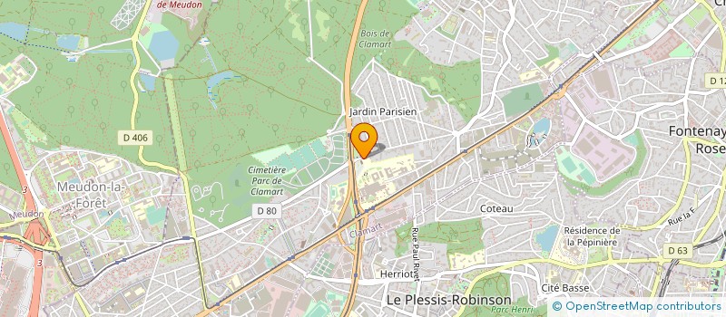 localisation de l'entreprise GPE ETUDES LANGUE FR MORT SUBITE NOURRIS à CLAMART