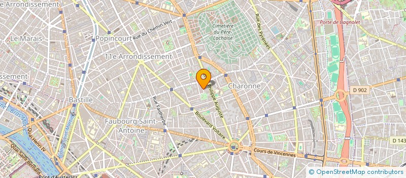 localisation de l'entreprise GPE ETUDES REALISATIONS ARTS PLASTIQUES  PARIS