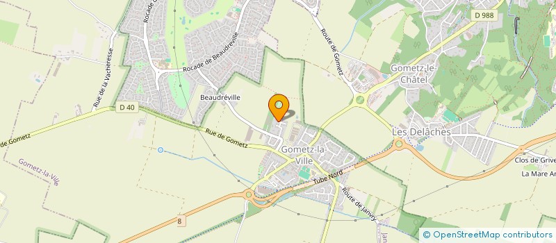 localisation de l'entreprise GPE EVOLUTION  GOMETZ-LA-VILLE