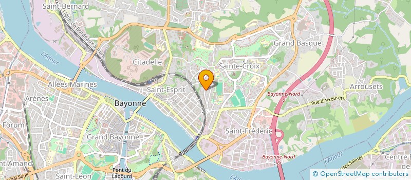 localisation de l'entreprise GPE GRAPHOLO PSYCHOGRAPHOLOG COTE BASQUE à BAYONNE