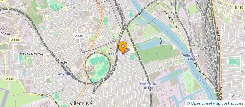 localisation de l'entreprise GPE INT POUR RELATIONS PAR TERRE AIR MER  ORLY