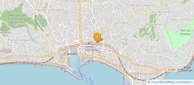 localisation de l'entreprise GPE MOTOS  CANNES