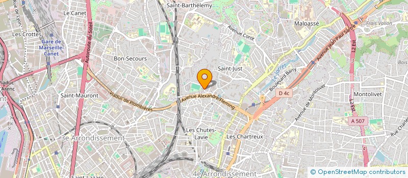 localisation de l'entreprise GPE RECHER INFOR FORMA ACTIO CULTU EDUC à MARSEILLE