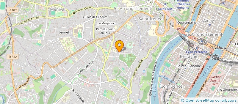 localisation de l'entreprise GPE RECHERCH ETUDE PRODUITS SCIENT INDUS à SAINTE-FOY-LES-LYON