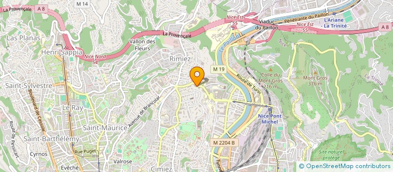 localisation de l'entreprise GPE RECHERCH SUR TROPHICIT ET VIEILLISSE à NICE