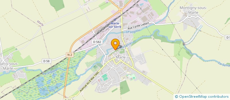 localisation de l'entreprise GPE RECHERCHES ARCHEOLOGIQUES CORNU à MARLE