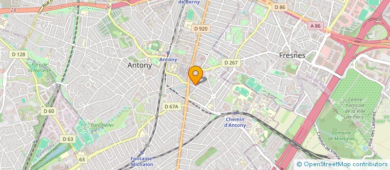 localisation de l'entreprise GPE SCI REFERENCE STRATEGIES CLINIQUES à ANTONY