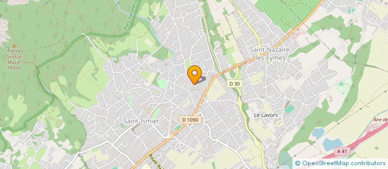 localisation de l'entreprise GPE SCOLAIR CTRE POULATIERE CLOS MARCHAN  SAINT-ISMIER