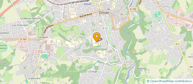 localisation de l'entreprise GPE SCOLAIRE LES CORDELIERS ND VICTOIRE à DINAN