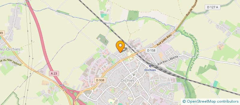 localisation de l'entreprise GPE SCOLAIRE NOTRE DAME DE LA PROVIDENCE  ORCHIES