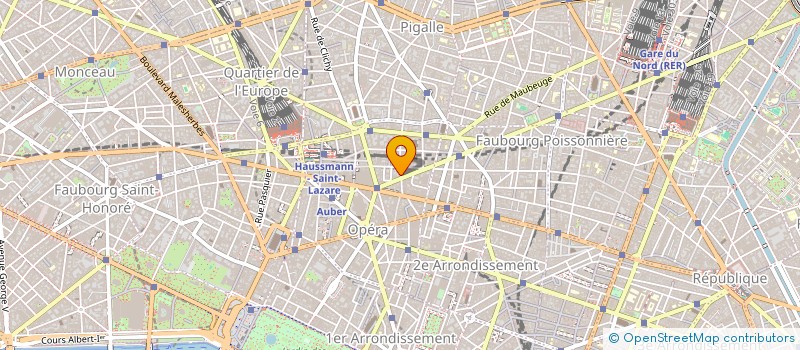 localisation de l'entreprise GPE UNIVERSEL AIDE DEVELOPP ARTISTIQUE  PARIS