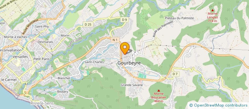 localisation de l'entreprise GPE VOYAGES DECOUVERTE ORGANISATION à GOURBEYRE