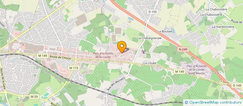 localisation de l'entreprise GPEI à HAUTE-GOULAINE