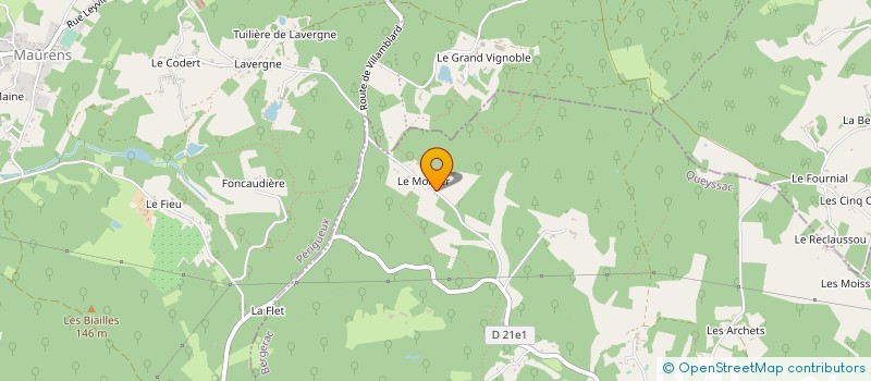 localisation de l'entreprise GPF  EYRAUD-CREMPSE-MAURENS