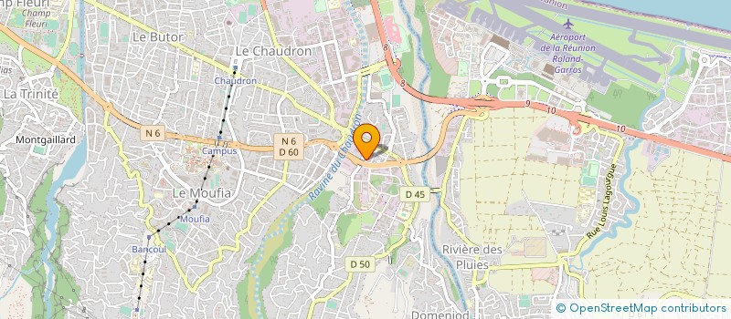 localisation de l'entreprise GPF à SAINT-DENIS